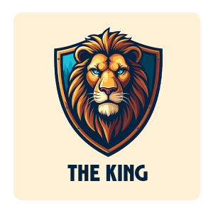 The King custom logo