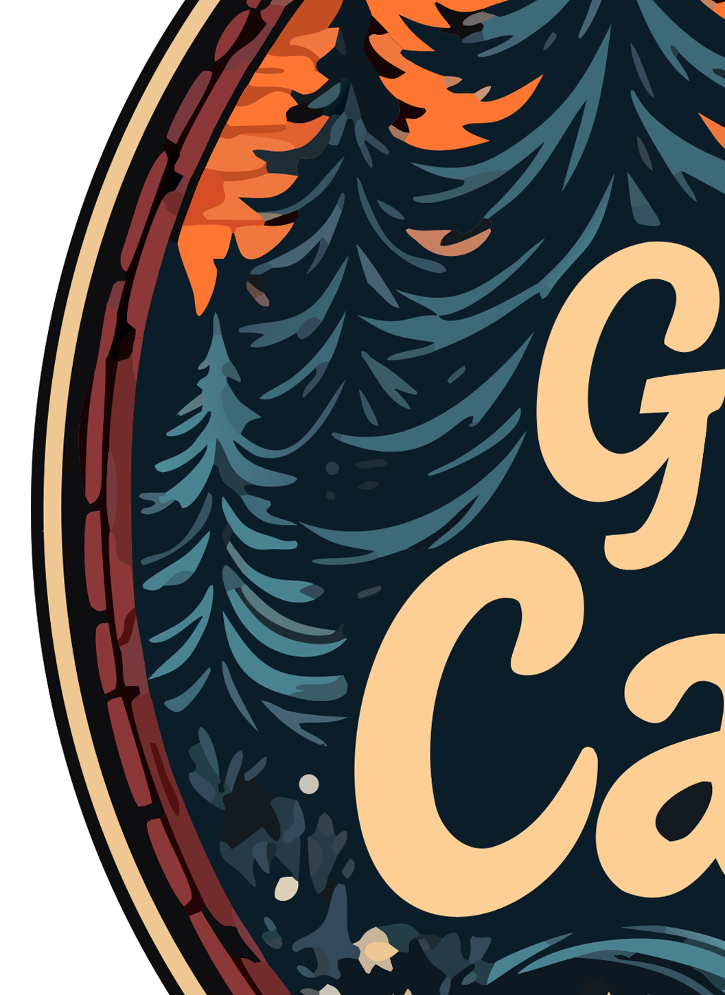 Vectorized SVG logo zoomed in — edges remain crisp and clean