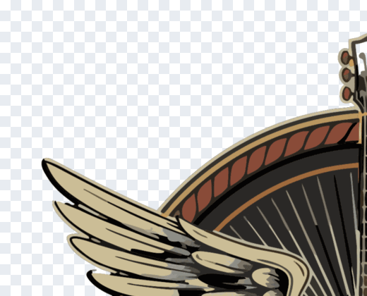 The same logo corner after background removal — genuinely transparent, shown over a checkerboard, with crisp vector edges