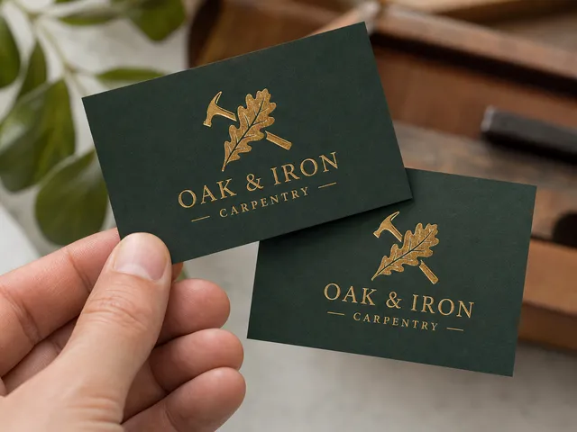 Logo on business cards